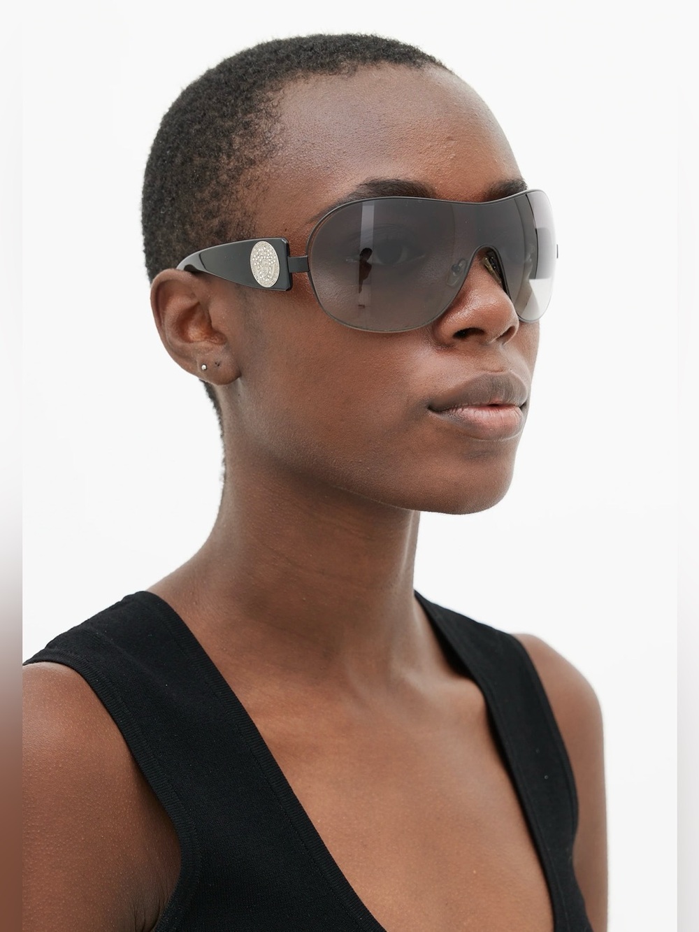 Versace Medusa Logo & Ombré Lenses Vintage Sunglasses